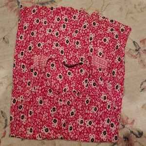 Zara floral dress undone sleevless